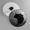 Wanduhr - Rund - Glasuhr - Tanz Schwarz Kleid - 30x30cm - Produktbild-Vorschau 2