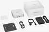 A collection of computer hardware components and accessories laid out on a white background. Produktbild-Vorschau