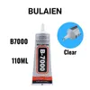 A product shot of a tube of B-7000 adhesive with text and a circular inset image. Anteprima dell’immagine prodotto