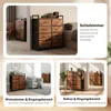 Commode HOKEEPER, commode à 8 tiroirs en tissu, meuble de Voir les images du produit 7