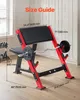 VEVOR Preacher Curl Bank Krafttrainingsbänke (Max. Produktbild-Vorschau 2
