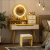 Modernes minimalistisches Schminktisch-Set mit dimmbarem Produktbild-Vorschau 2
