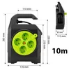 Vayox Kabeltrommel 10m 4-Fach Schuko IP20 | Indoor Produktbild-Vorschau 14