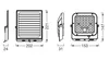 LEDVANCE Projecteur solaire à LED Endura Flood Split 10 W, Voir les images du produit 4