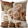 VOID Vintage Blumen Bücher Kissenbezug Kissenhülle Produktbild-Vorschau 1