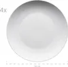 A white plate is shown from a top-down view, with a measurement indicator at the bottom. Produktbild-Vorschau