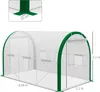 Tunnel-Gewächshaus, Treibhaus, Reißverschlusstüren, Produktbild-Vorschau 3