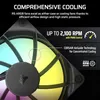 Corsair RS120 ARGB, Ventilator, 12 cm, 420 RPM, 2100 RPM, Produktbild-Vorschau 12