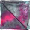 Baumwollschal – Allover-Muster – Tie-Dye – quadratischer Produktbild-Vorschau 4