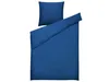 A folded blue duvet cover and a blue pillowcase are laid out on a white background. Náhled obrázku produktu