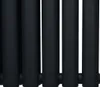 Oval Röhrenheizkörper - 600mm x 780mm - Schwarz Produktbild-Vorschau 7
