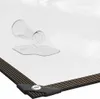 vidaXL Przezroczysta plandeka z oczkami 1x5 m z polietylenu Podgląd zdjęcia produktu 3