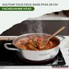 Sautoir 28 cm en inox 18/10 Triply Fackelmann Vita3 Voir les images du produit 2