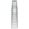 Gabionen mit Hochbogen 20Stk. 400x30x100/120cm Verzinktes Produktbild-Vorschau 5