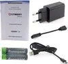 A collage of product accessories and documentation for an Android TV box. Anteprima dell’immagine prodotto