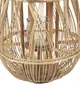 BELIANI Laterne Hellbraun 77 cm aus Bambusholz und Glas mit Produktbild-Vorschau 7