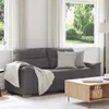 vidaXL 2-Sitzer-Sofa Grau 140 cm Kunstleder Produktbild-Vorschau 2