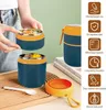 Thermobehälter mit Griff, 710ml Edelstahl Warmhaltebehälter Produktbild-Vorschau 4