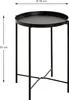 HAKU Beistelltisch schwarz - Metall, B/H/T: 39x50x39 cm Produktbild-Vorschau 2