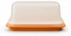 TUPPERWARE boterdoos, "Butter Schatz", wit, oranje. Productafbeelding-voorbeeld 1