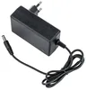 A black power adapter with a European plug and a DC output connector. Náhled obrázku produktu