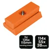 NEO TOOLS Schleifklotz 114x55x38 mm, aus Polypropylen, Produktbild-Vorschau 2
