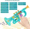 Spielzeug-Musikinstrument Glühende Musiktrompete-Grüner, Produktbild-Vorschau 4