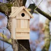 Relaxdays Nistkasten, Nisthöhle für Vögel, zum Aufhängen, Produktbild-Vorschau 5