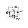 Seewasserfilter für Innenbordmotoren mit 3/4" Produktbild-Vorschau 5