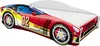 A child's bed designed to look like a red race car. Náhľad obrázku produktu