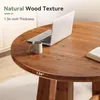 Tribesigns eettafel van massief beukenhout, 100 cm, Productafbeelding-voorbeeld 3