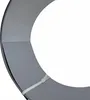 A close-up view of a gray garden edging product secured with a white zip tie. Produktbild-Vorschau