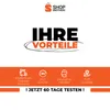 Marketing image with text and icons highlighting benefits. Produktbild-Vorschau