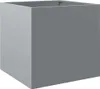 vidaXL Fioriera argento 42x40x39 cm Acciaio zincato Anteprima dell’immagine prodotto 1