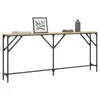 vidaXL Konsola dąb sonoma 180x23x75 cm materiał Podgląd zdjęcia produktu 3