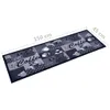 vidaXL Küchenbodenmatte Waschbar Kaffee Blau 45x150 cm Produktbild-Vorschau 4