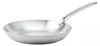 A silver frying pan on a white background. Podgląd zdjęcia produktu