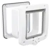 TRIXIE 4-Wege Freilauftür mit Tunnel - weiß - 20 × 22 cm Produktbild-Vorschau 1