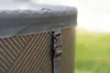Close-up of a hot tub cover strap and buckle. Produktbild-Vorschau