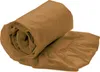 Percale Spannbettlaken 140x200+40 cm. Cognac Brown Produktbild-Vorschau 3