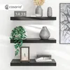 Casaria Schweberegal 3x 110cm, Schwarz, 15 kg, verdeckte Produktbild-Vorschau 7