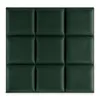 A grid of nine dark green upholstered panels. Anteprima dell’immagine prodotto