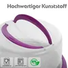 BigDean 2 Stück Kuchen Transportbox Rund in Brombeerfarbe – Produktbild-Vorschau 2