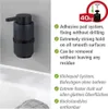 Dávkovač mýdla WOYA, černý, nástěnný, 250 ml, WENKO Náhled obrázku produktu 14