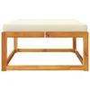 The Living Store Gartenhocker mit Kissen 65x65x29 cm Produktbild-Vorschau 6