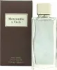 A bottle of Abercrombie & Fitch First Instinct Eau de Toilette for Men next to its packaging. Náhľad obrázku produktu