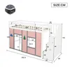 Merax Etagenbett Hochbett 90x200cm mit LED und Produktbild-Vorschau 7