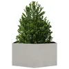 vidaXL Pflanzkübel Sechseckig 104x90x45 Edelstahl Produktbild-Vorschau 8