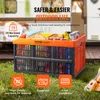 VEVOR Lot de 3 boîtes pliantes professionnelles 45L en PP Voir les images du produit 8