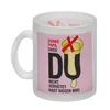 Danke Papa dass du nicht verhütet hast Glas Tasse in rosa Produktbild-Vorschau 2